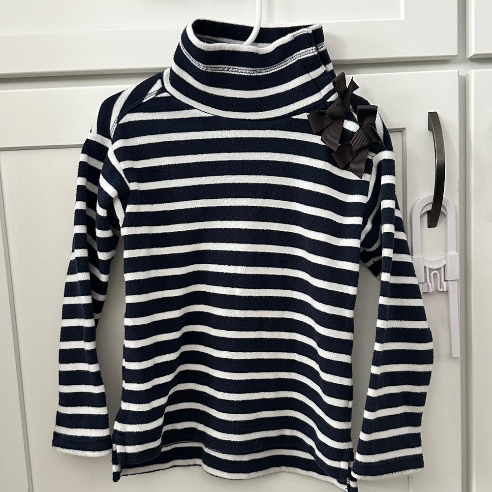 J. Crew 3T Bow Accent Turtleneck Sweater